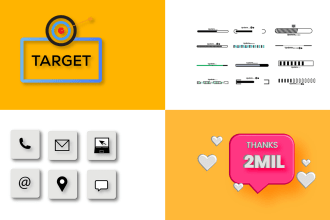 do creative custom icons and line icon set, app icon design