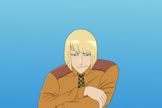 draw fanart oc and custom illustration in bleach style