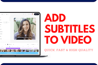 add english, french or haitian creole subtitles to your video
