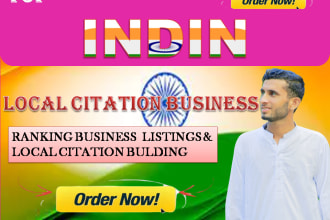 do 150 india local citations and directory submission