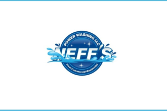 do unique pressure washing power washing  cleaning service logo design