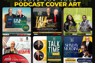 design a professional podcast cover art