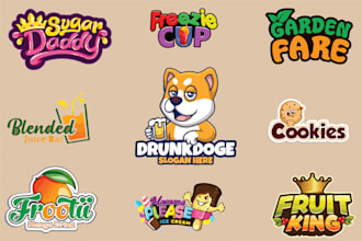 desserts, candy, cookies, bakery, drinks and juices logo
