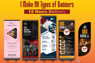 design roll up retractable billboard pull up roller feather flag banner