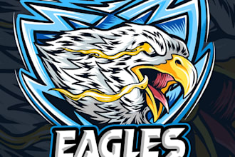 design a professional modern eagle logo