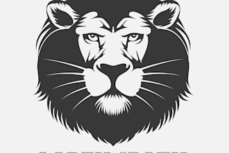 design modern awesome  lion logo