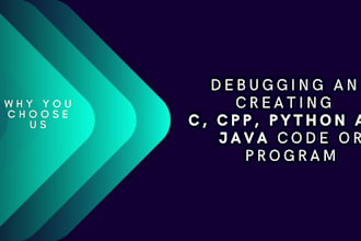 debug your c, cpp, python and java code or program