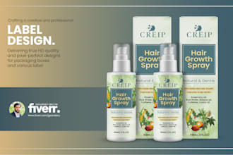 design amazing product label