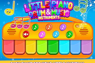 create music instrument for kids ready to publish game