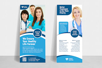 design modern rack card dl flyers or door hangers