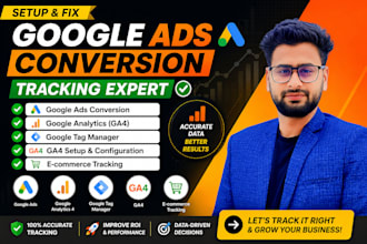 setup google analytics 4, ga4 ecommerce tracking, ads conversion tracking by GTM