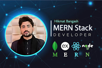 be your react and node developer to build responsive full stack apps