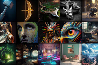 Big Deals!  create concept art and character with midjourney ai