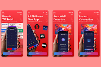 make onboarding screen or splash screen for mobile app