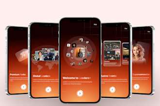 make onboarding screen and splash screen for mobile app