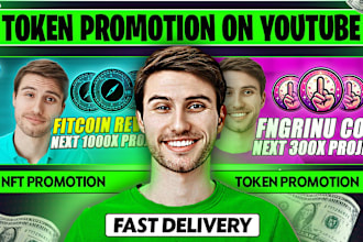 promote your crypto project on my youtube channel,nft