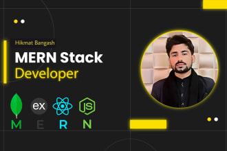 do mern stack website as mern stack developer node react mongodb express