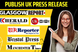 do online press release distribution or write and distribute UK press release