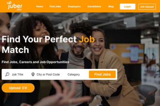 design recruitment website job portal job board  hiring consulting staffing