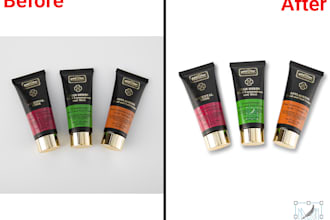 editing and retouching product photos for ecommerce