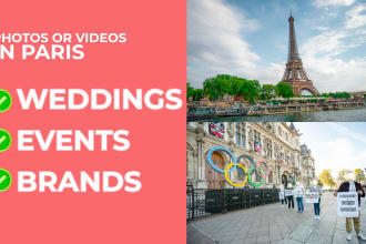 take photos or videos in paris