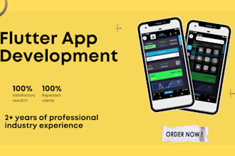 building mobile app, app development flutter android ios app