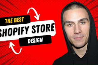 do shopify website, shopify store redesign, website mockup