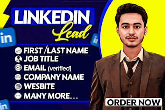 do b2b leads, linkedin leads generation and data entry