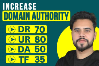increase domain rating ahrefs DR ahrefs ur domain authority moz da 50 and tf cf
