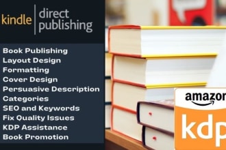 format, publish, promote your book on amazon and globally
