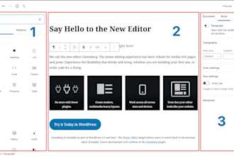 custom gutenberg block plugin and design site with gutenberg