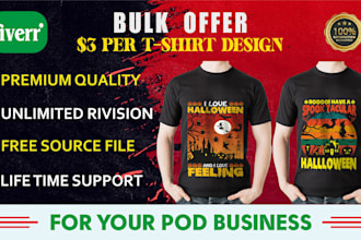 make custom typography t shirts and bulk t shirt design