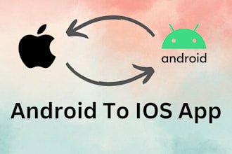 build a flutter ios app from native android app