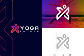 design a stunning yoga logo