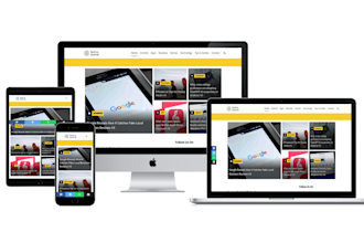 design  wordpress news website or wordpress blog