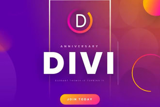 design divi wordpress website with divi expert and divi theme