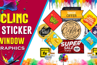 window sticker shop front vinyl decal realtor sign