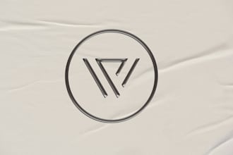 design round logo, stamp, badge, emblem and label