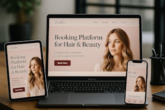 build a full business website with booking, SEO, and pos