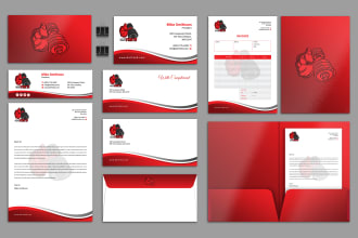 design business card, letterhead, and stationery items
