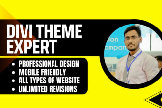 be divi expert for divi theme, divi builder, or divi website