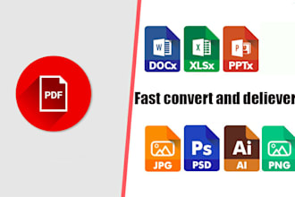 convert your file in different formats