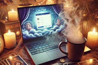 do live chat psyching tarot or coffee reading