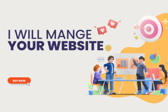 manage wordpress ecommerce, business, and any other website