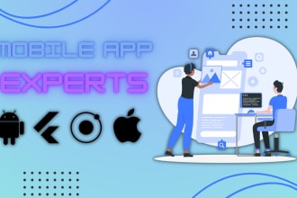 build ios and android mobile apps using flutter ionic react native xcode