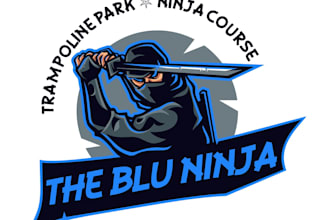 design modern awesome ninja logo