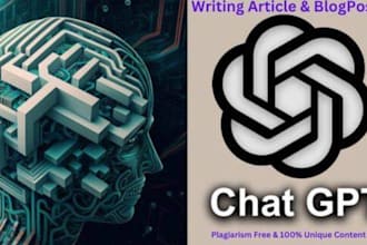 write SEO articles and blog posts using a chatbot or chatgpt