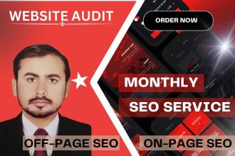 do monthly SEO service with high quality backlinks for google top ranking