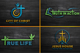 create a modern church logo for you