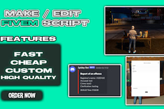 make or fix custom fivem scripts